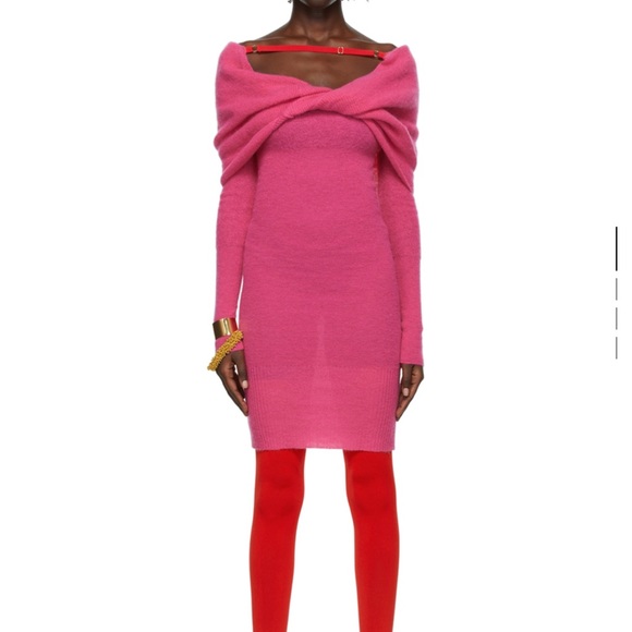JACQUEMUS Pink La Montagne “La Robe Ascua” Dress | Size FR36 - Picture 1 of 6